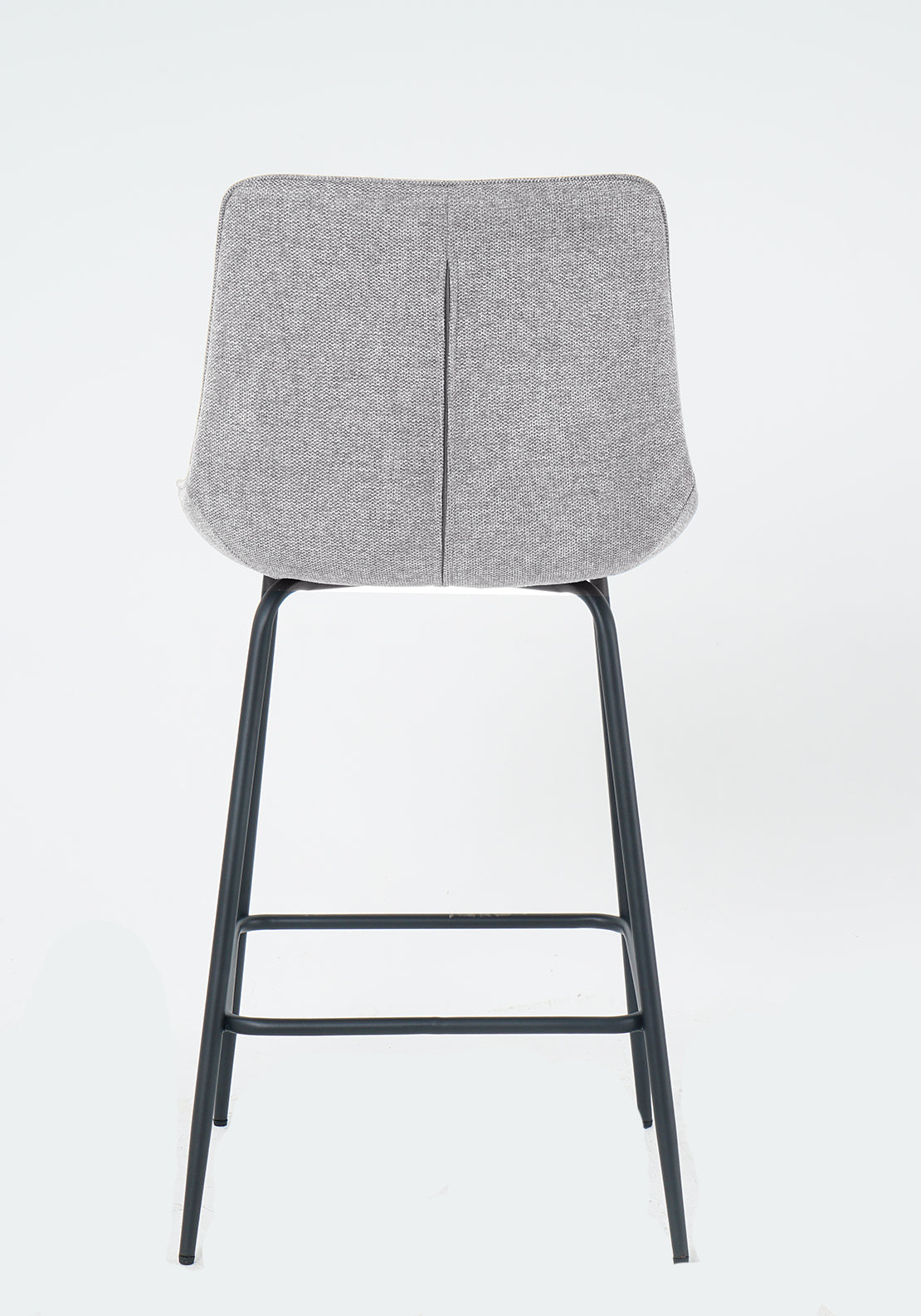 The Home Collection Barstool With Black Legs - Grey / Black 4 Shaws Department Stores