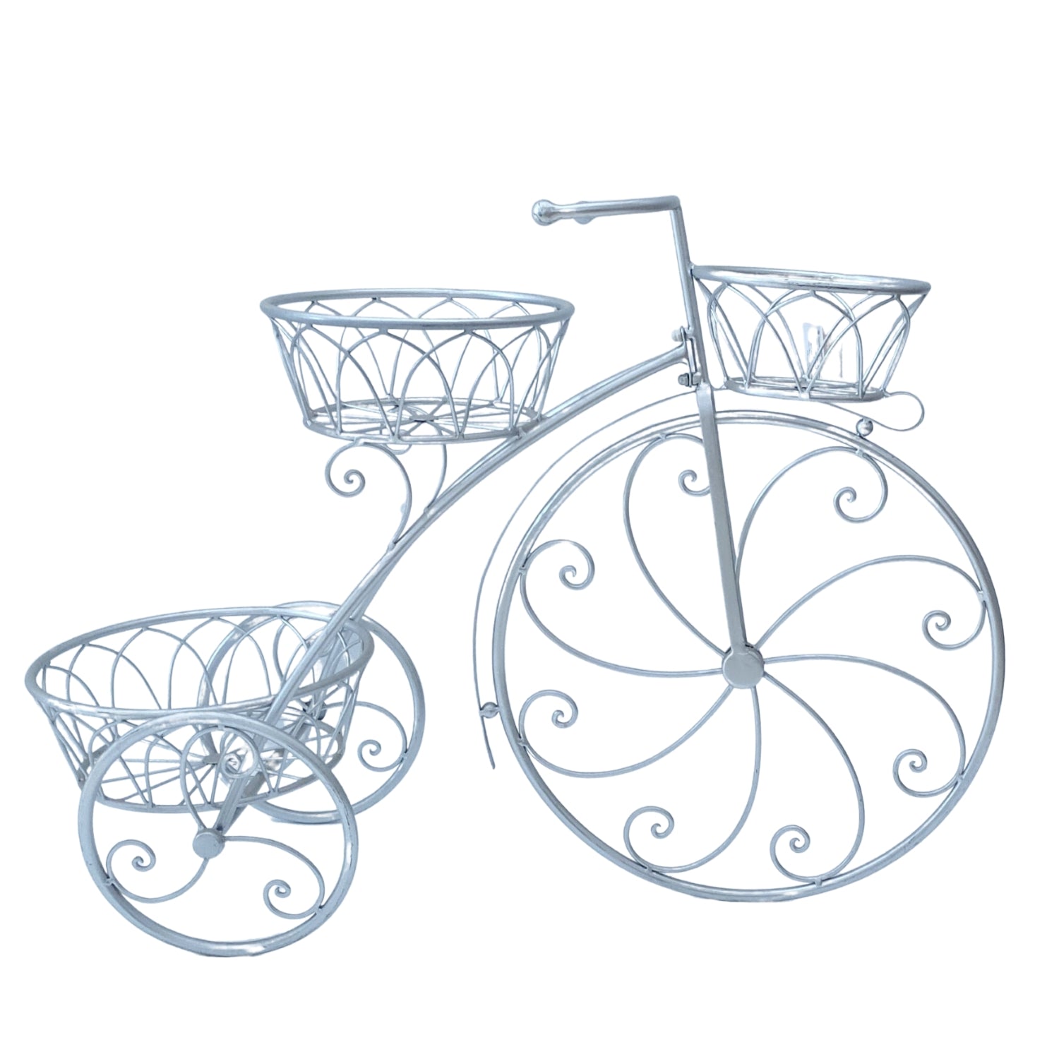 The Home Garden Bicycle Planter - Silver 1 Shaws Department Stores
