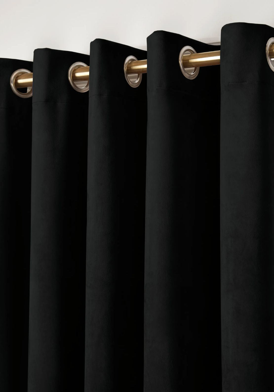 The Home Collection Montreal Blackout Thermal Curtains - Black 2 Shaws Department Stores