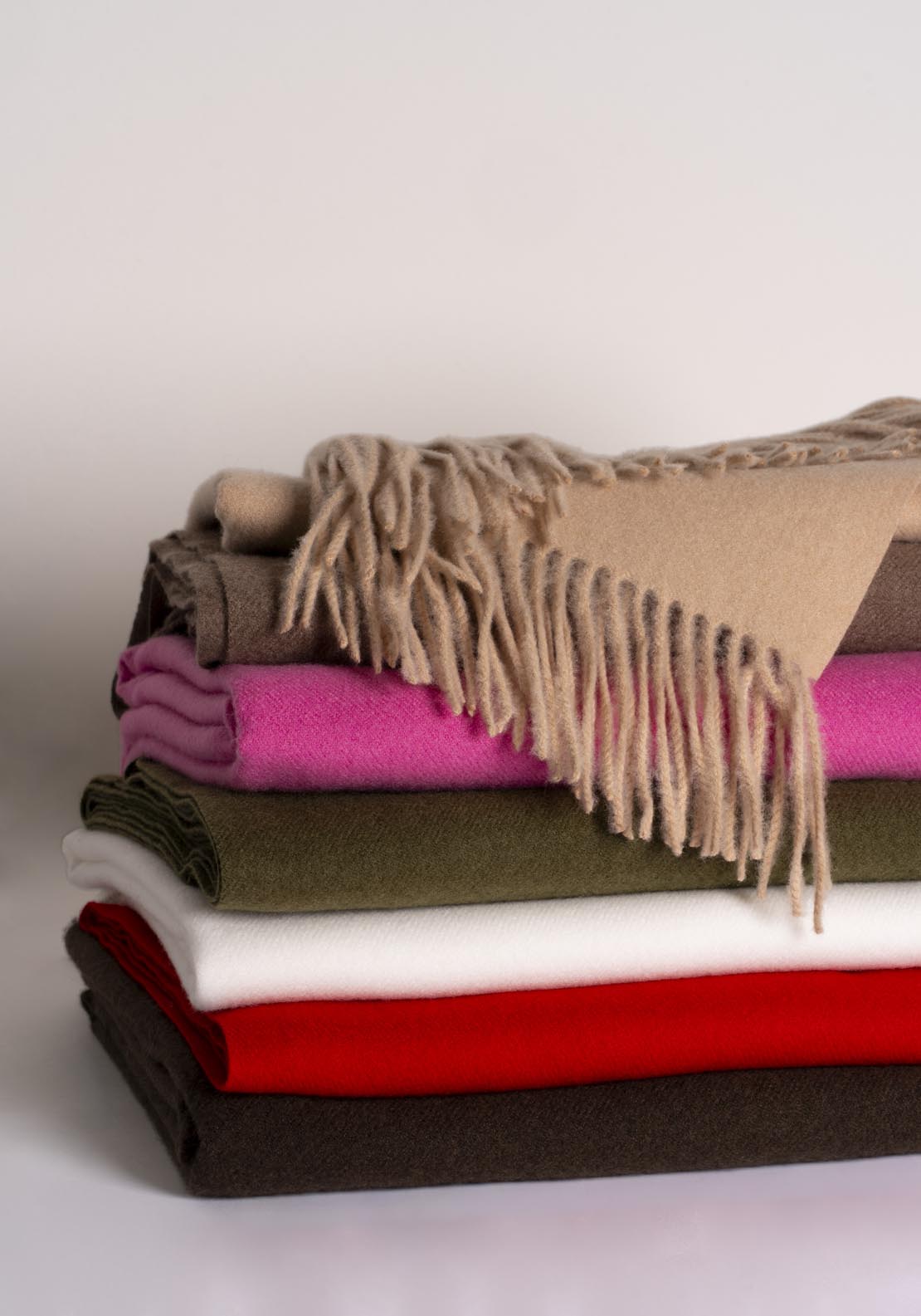 Brookway Cashmere Mix Pashmina - White 2 Shaws Department Stores