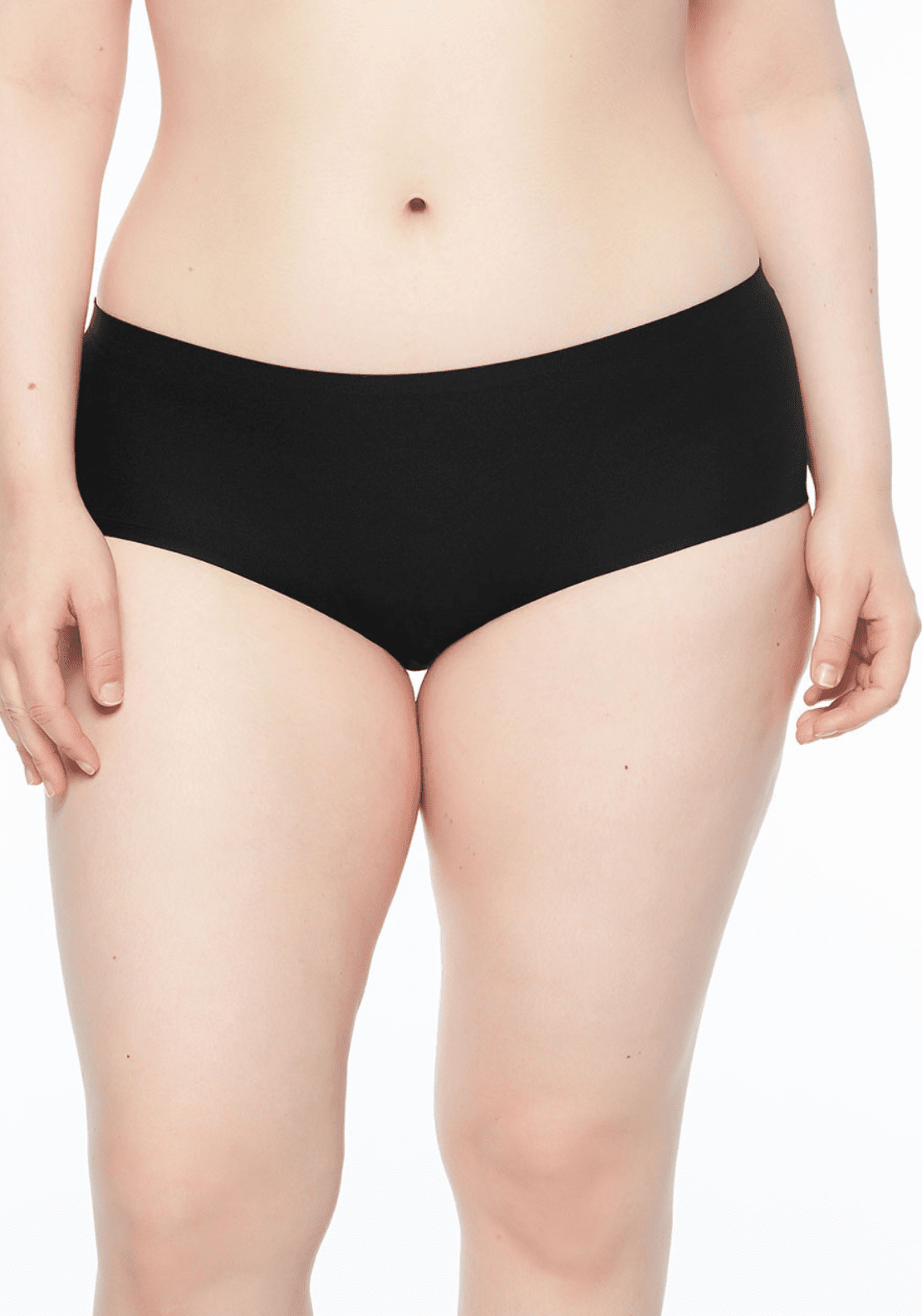 Chantelle Plus Soft Stretch Hipster - Black 1 Shaws Department Stores