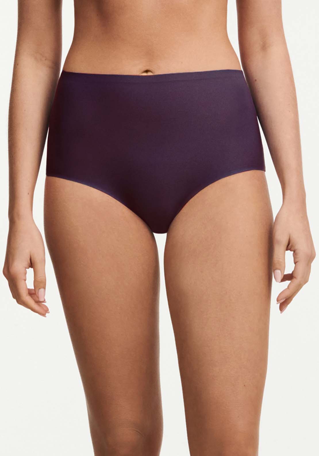 Chantelle Soft Stretch High Waist Brief - Purple 1 Shaws Department Stores