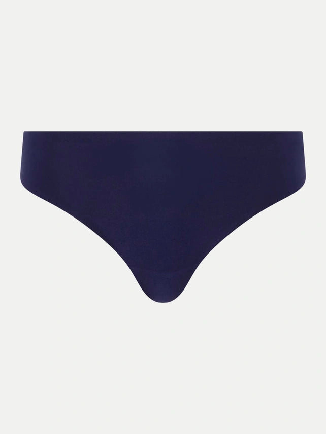 Chantelle Soft Stretch Thong - Blue 3 Shaws Department Stores