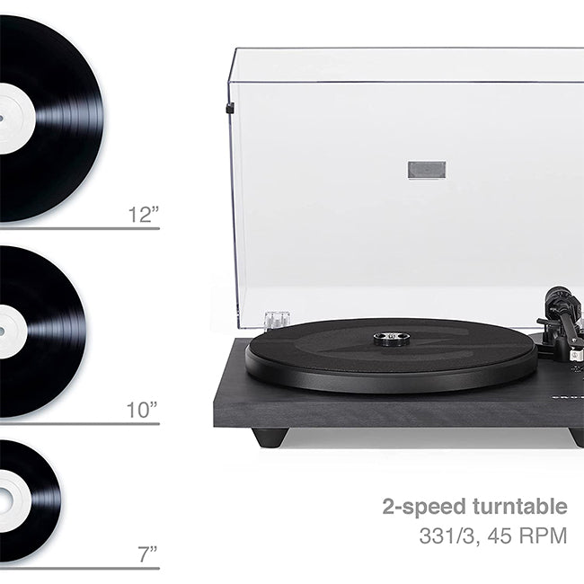 Crosley Bluetooth Record Player with External Speakers - Black | C62C-BK4 4 Shaws Department Stores