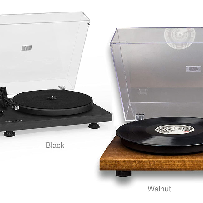 Bluetooth Record Player with External Speakers Black C62C-BK4