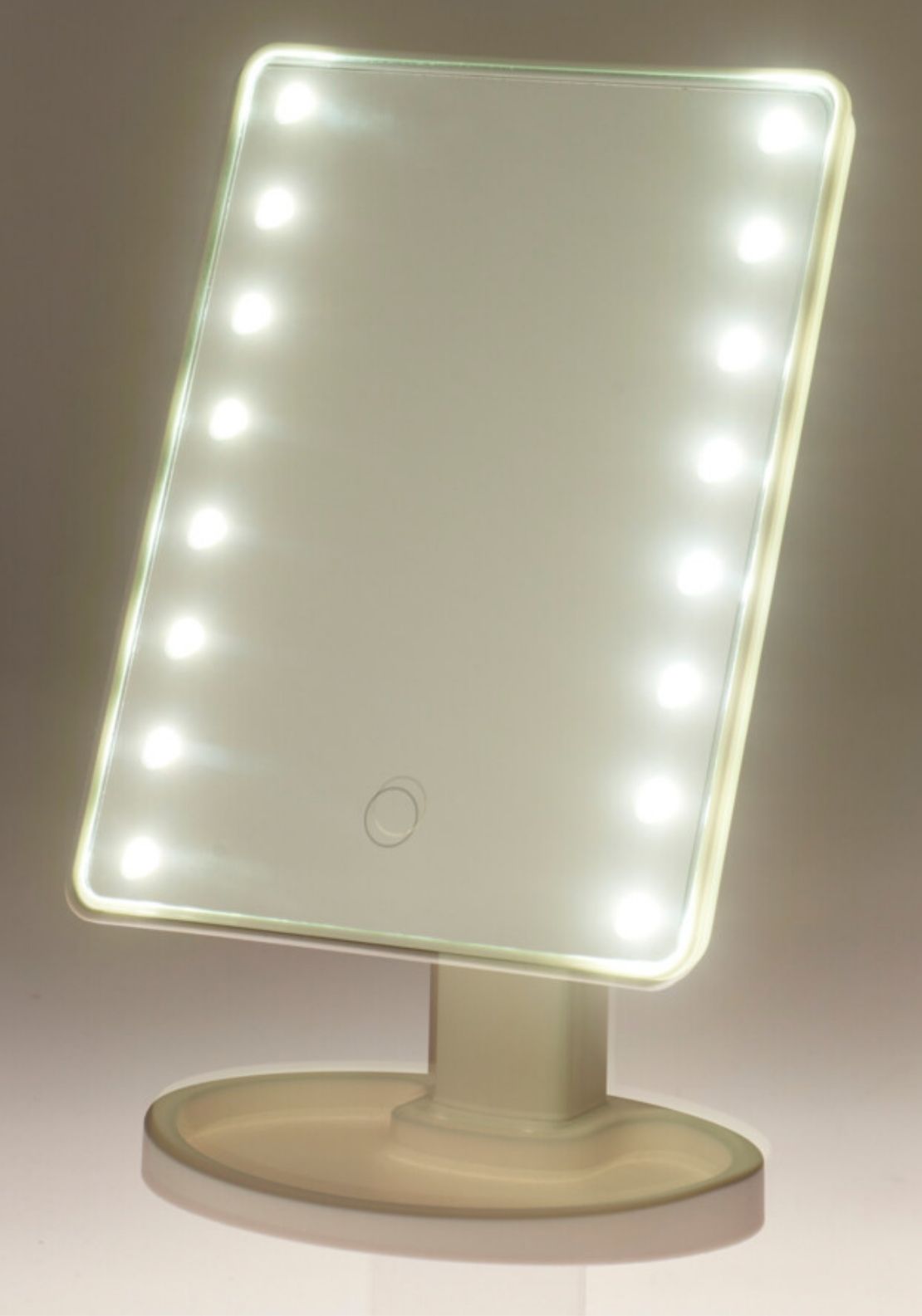 Makeup Mirror with LED Light - White