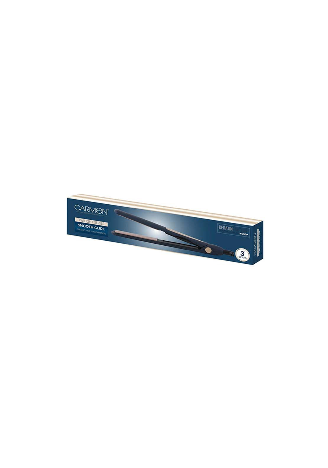 Carmen Twlight Ceramic Hair Straightener - Black 2 Shaws Department Stores