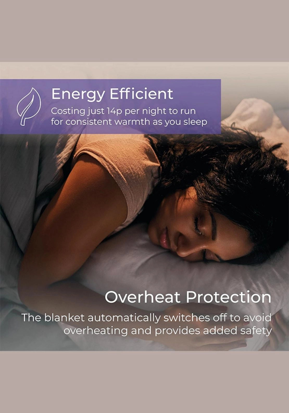 Carmen Double Heated Under Blanket | C81193 3 Shaws Department Stores