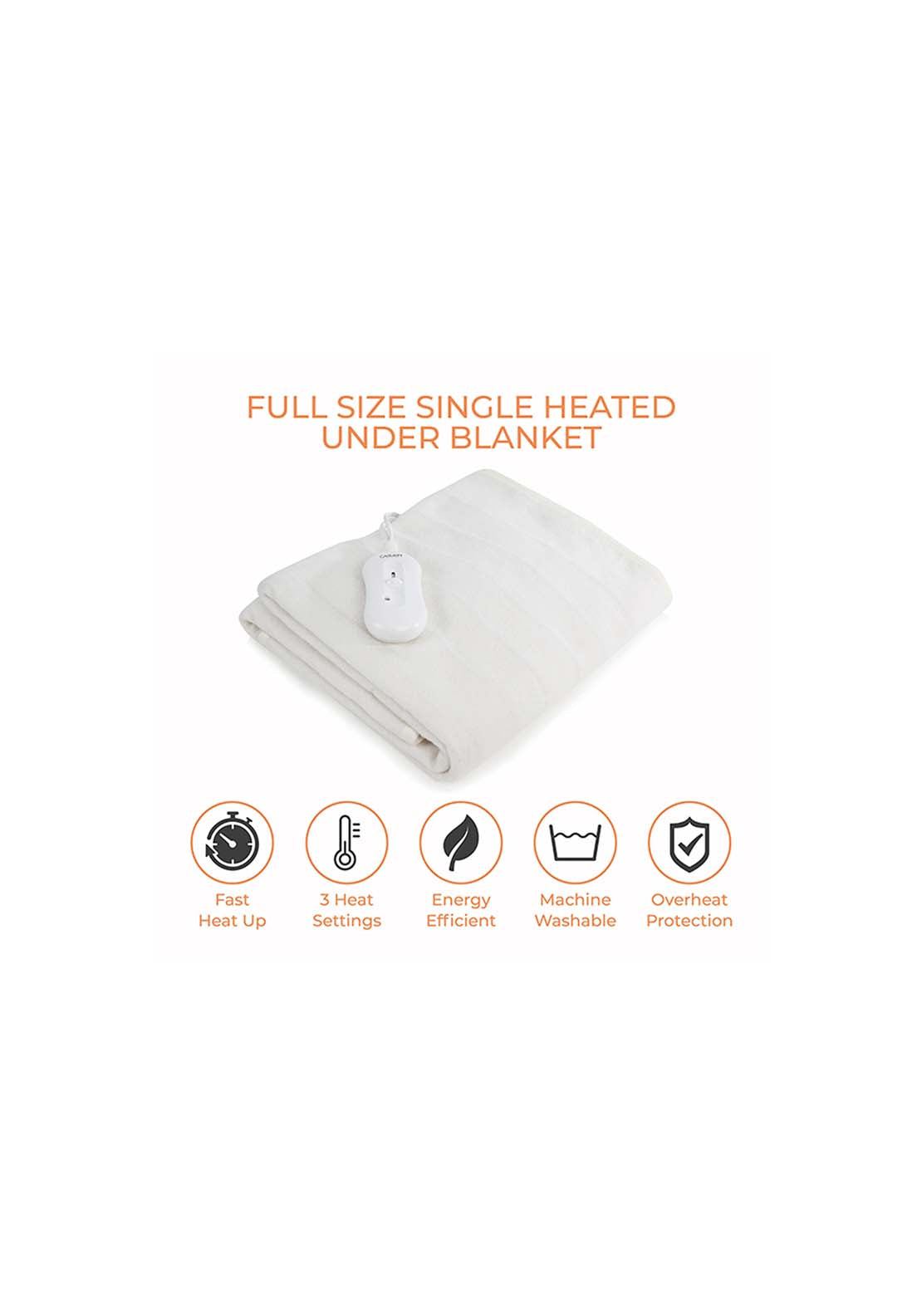 Carmen Single Heated Under Blanket | C81195 3 Shaws Department Stores