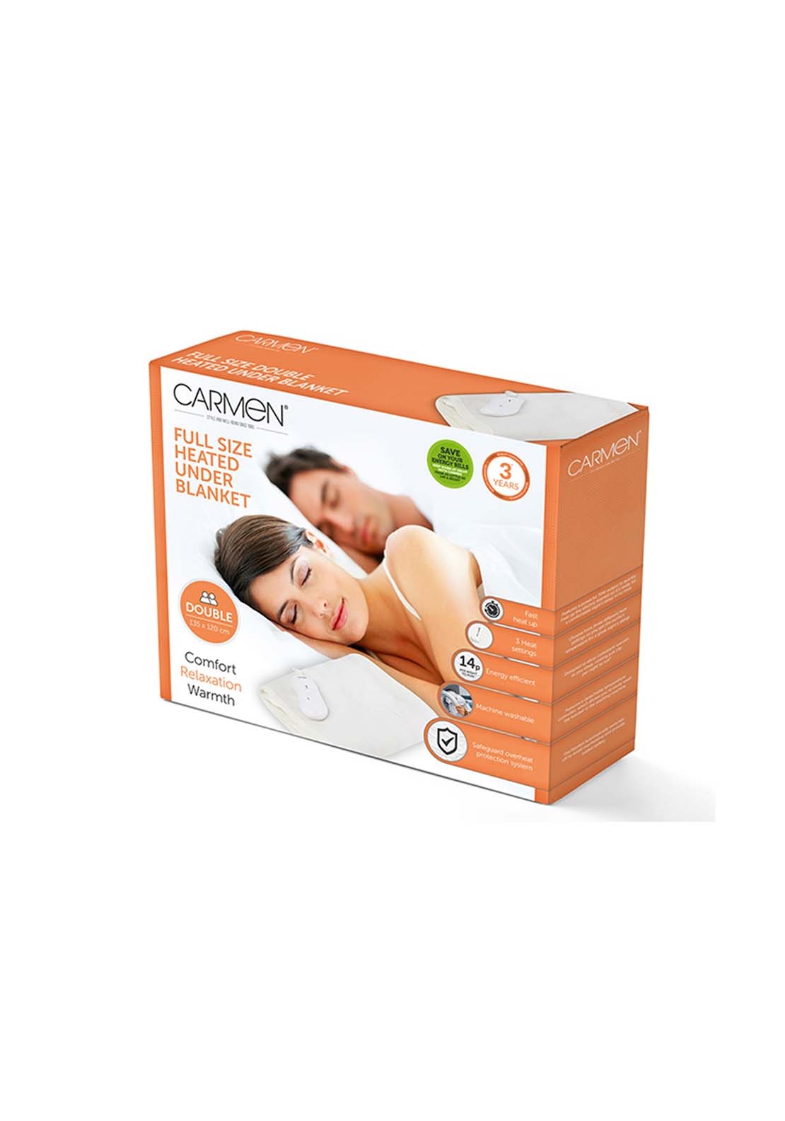Carmen Double Size Heated Under Blanket | C81196 2 Shaws Department Stores