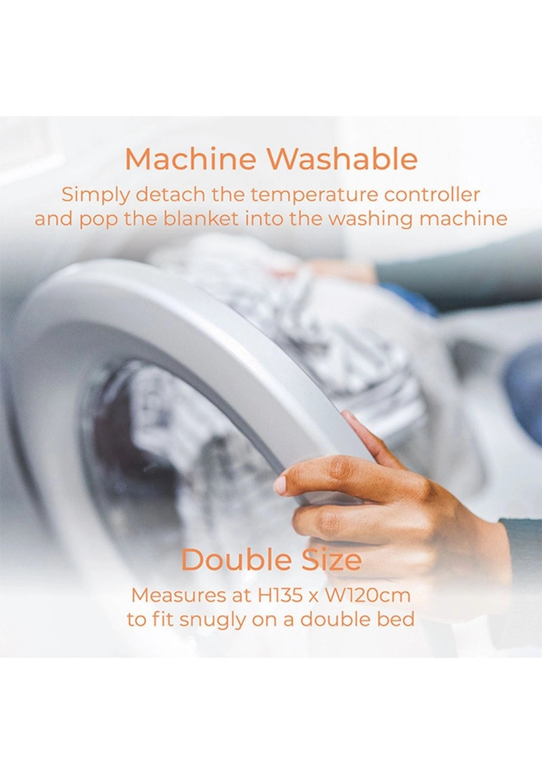 Carmen Double Size Heated Under Blanket | C81196 4 Shaws Department Stores