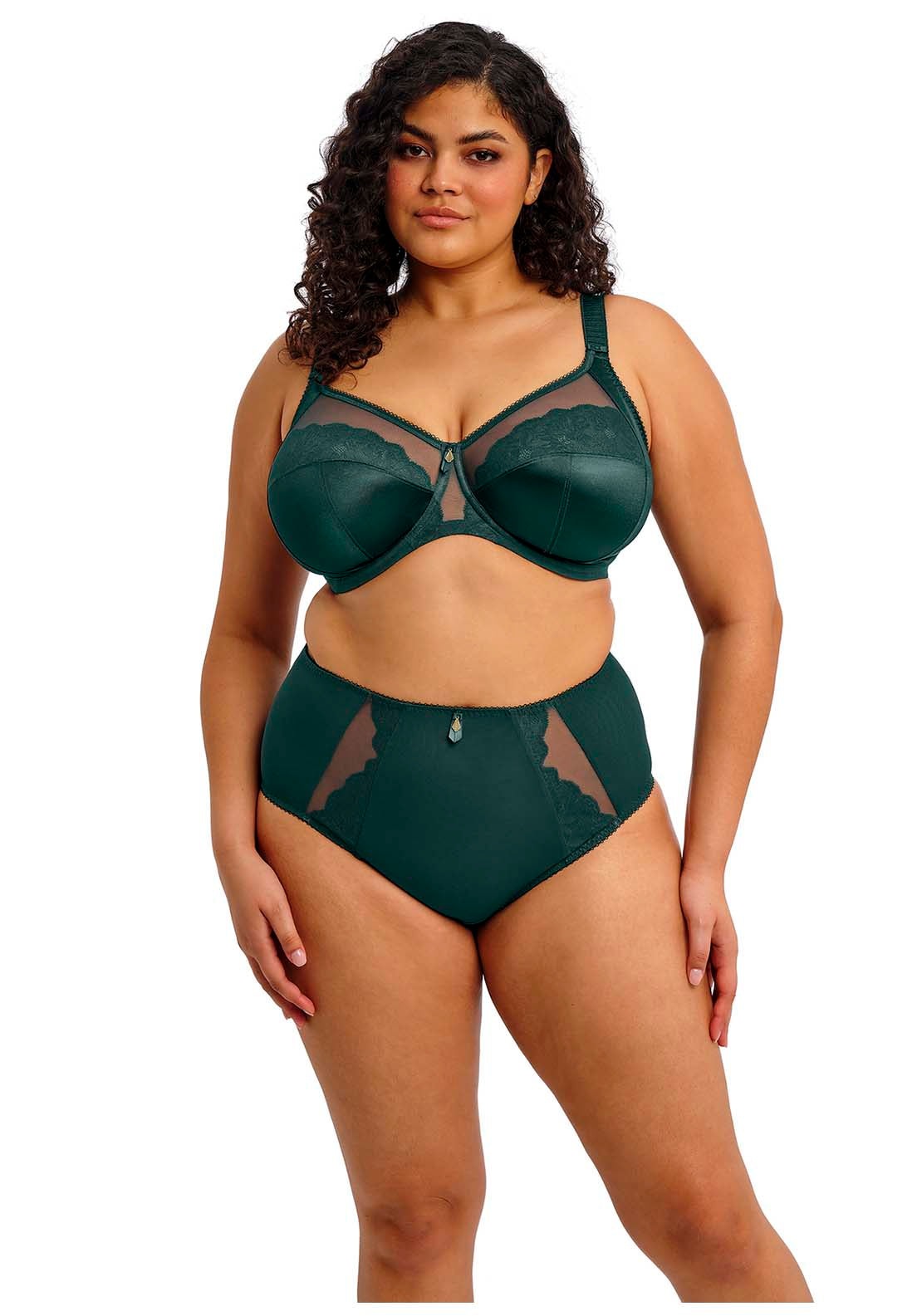 Elomi Cate Allure Full Brief - Deep Emerald 4 Shaws Department Stores