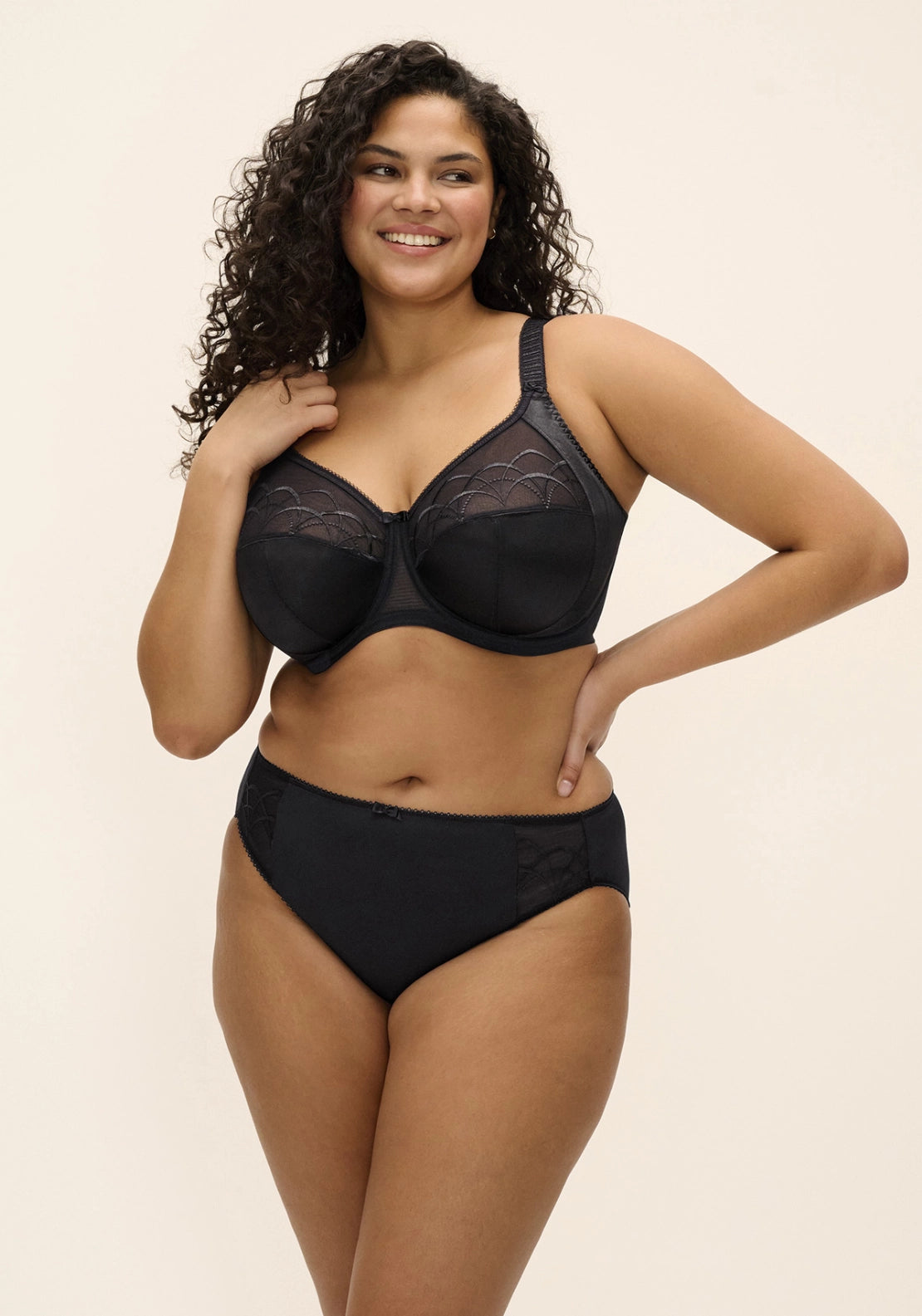 Elomi Cate Underwire Bra - Black 1 Shaws Department Stores