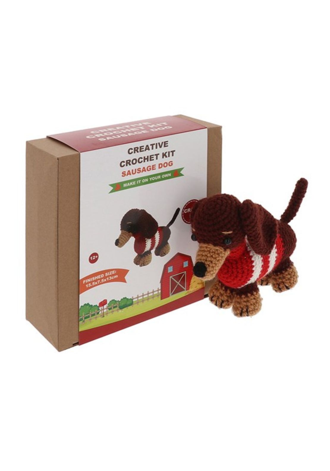 The Home Collection Creative Crochet Sausage Dog 1 Shaws Department Stores