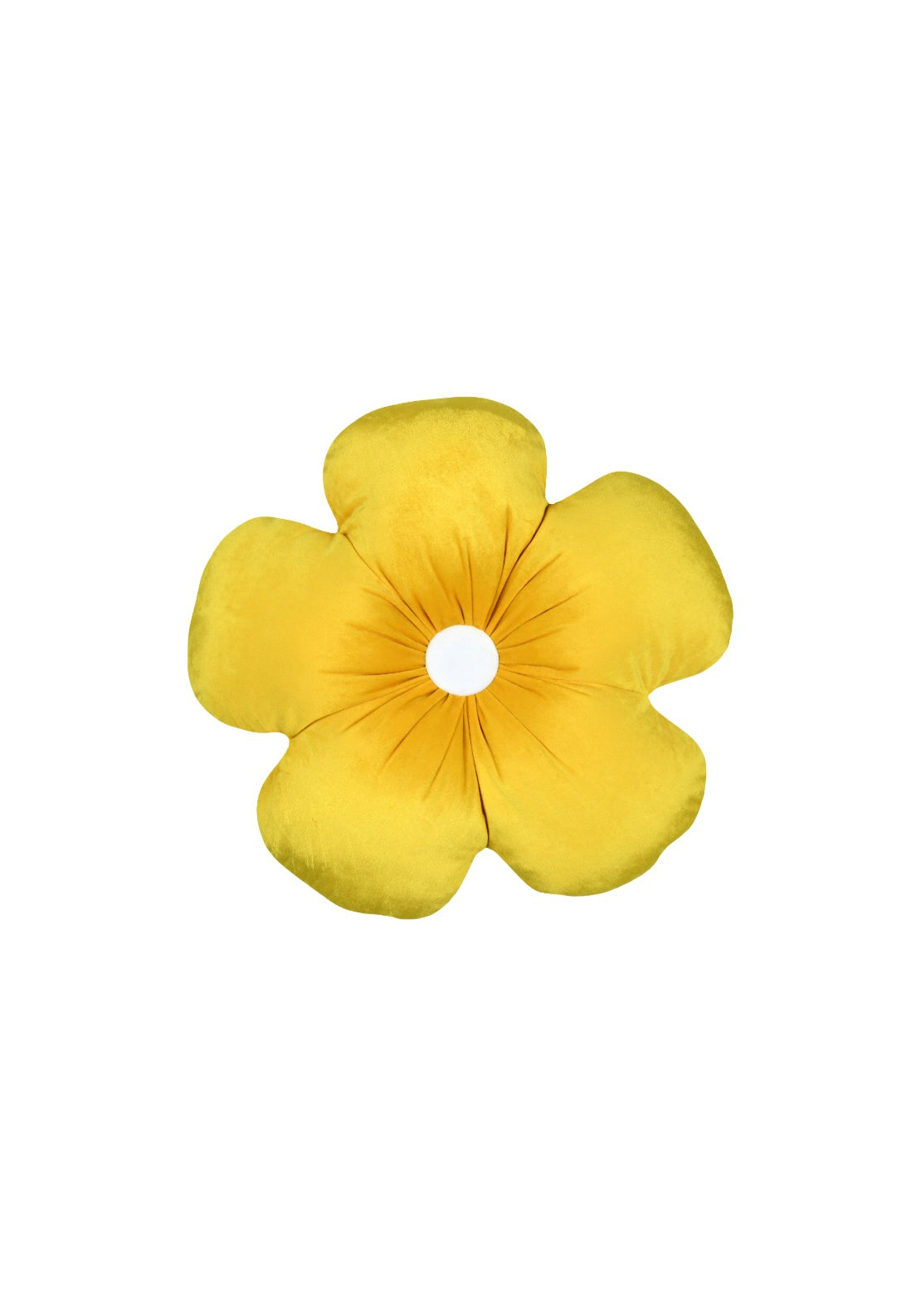 Flower Cushion - Yellow