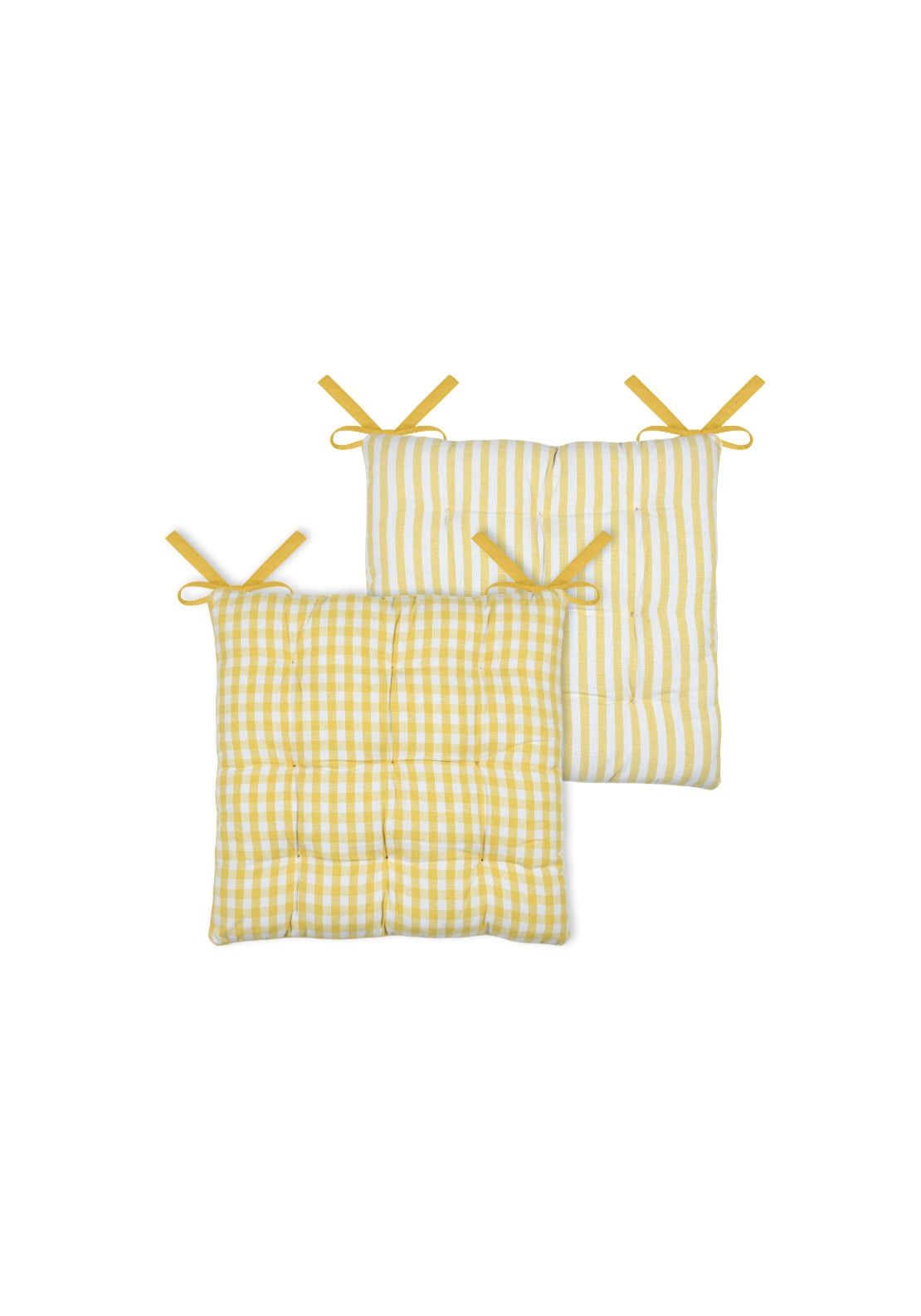 Bardot Seat Pad - Yellow/white