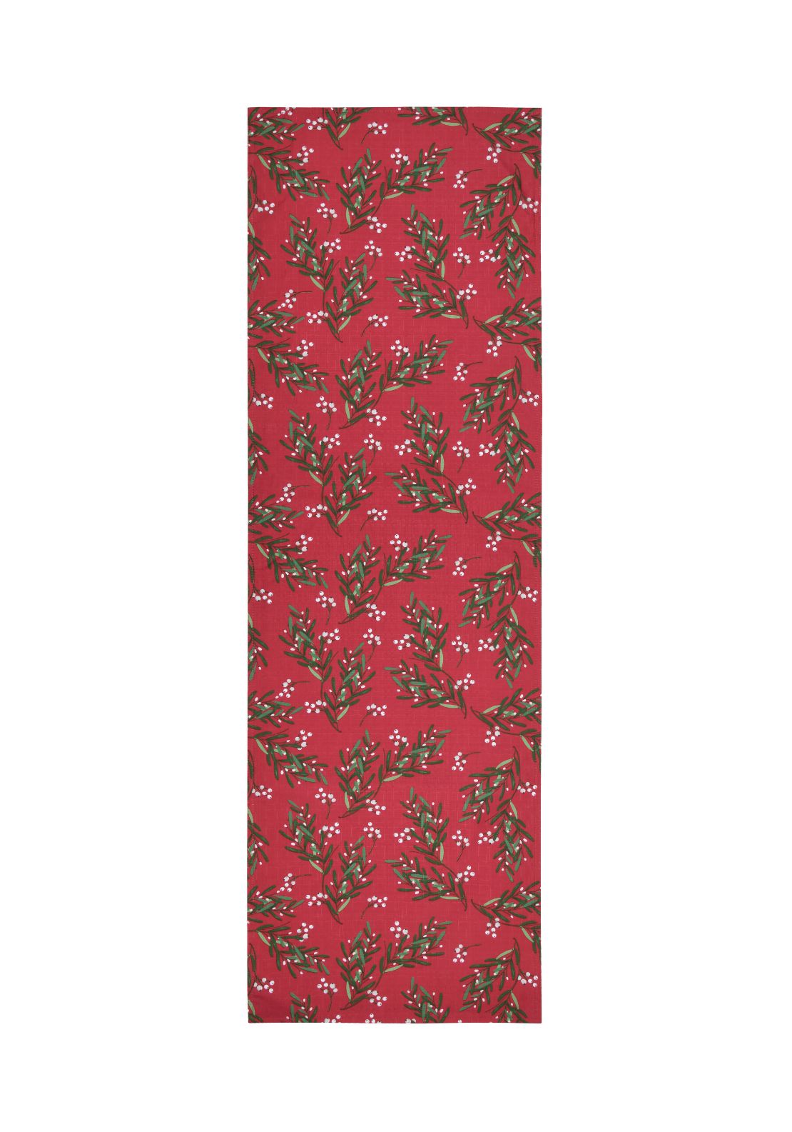 Holly &amp; Berry Table Runner - Red