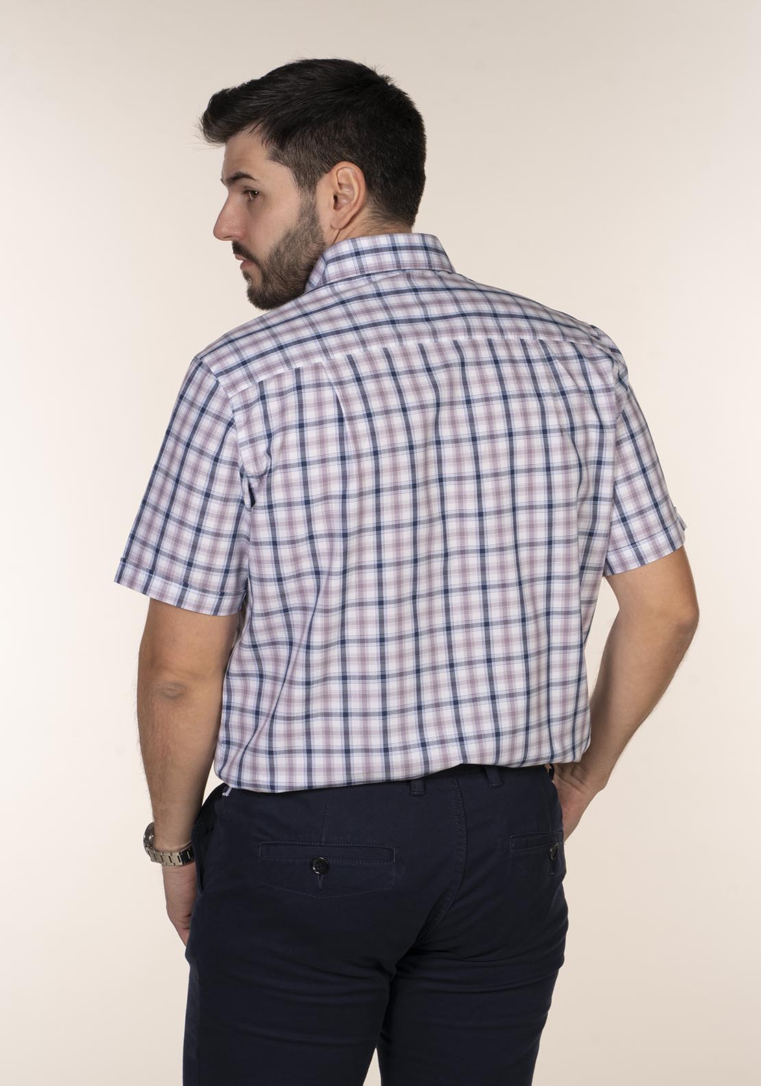 Chris Cayne Short Sleeve Check Shirt 4 Shaws Department Stores