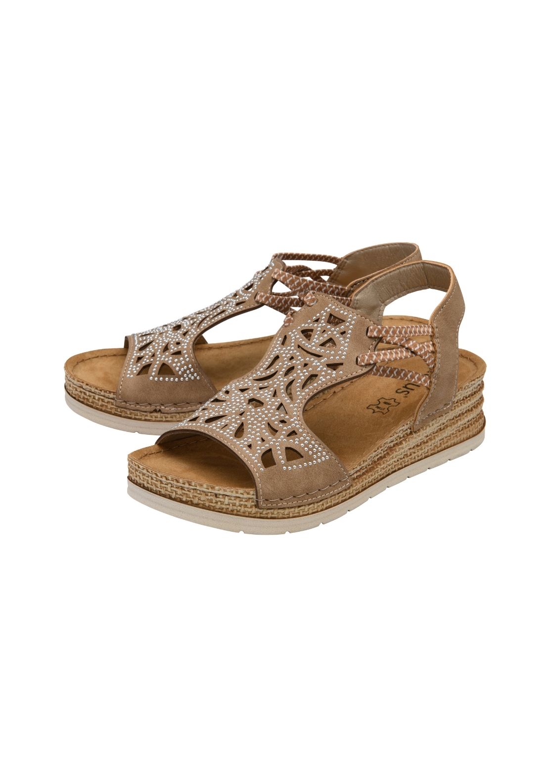 Lotus Pos Cisano Sandal - Taupe 2 Shaws Department Stores