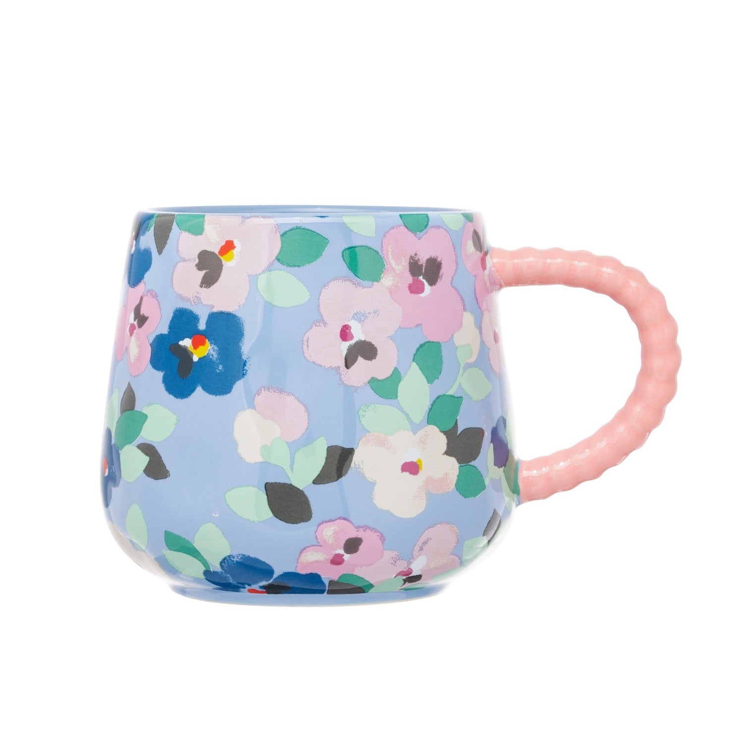 Cath Kidston Painted Pansies Twisted Handle Mug 1 Shaws Department Stores