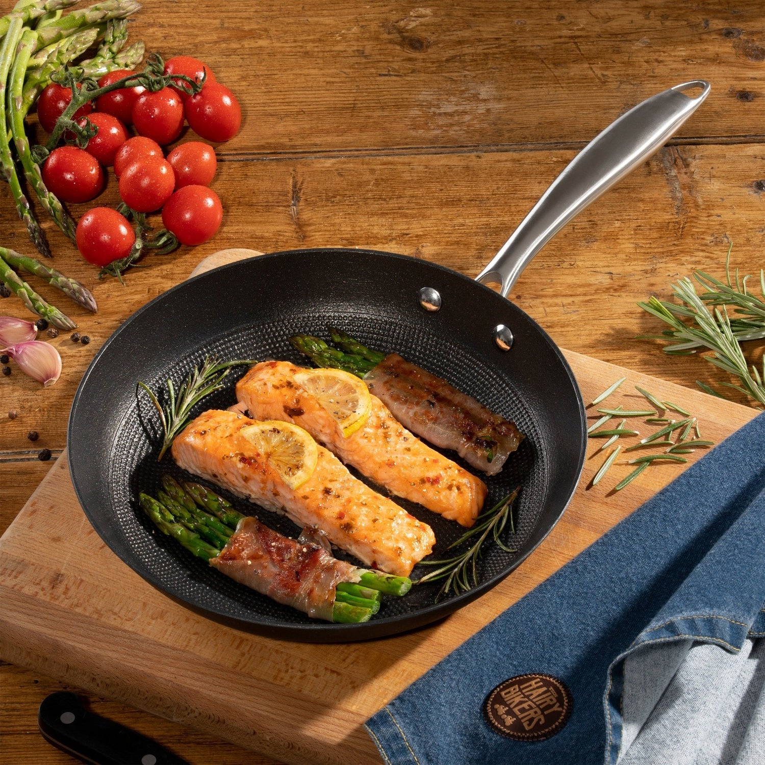 Hairy Bikers Lightweight Cast Iron Pan 4.5x24x44.5cm 2 Shaws Department Stores
