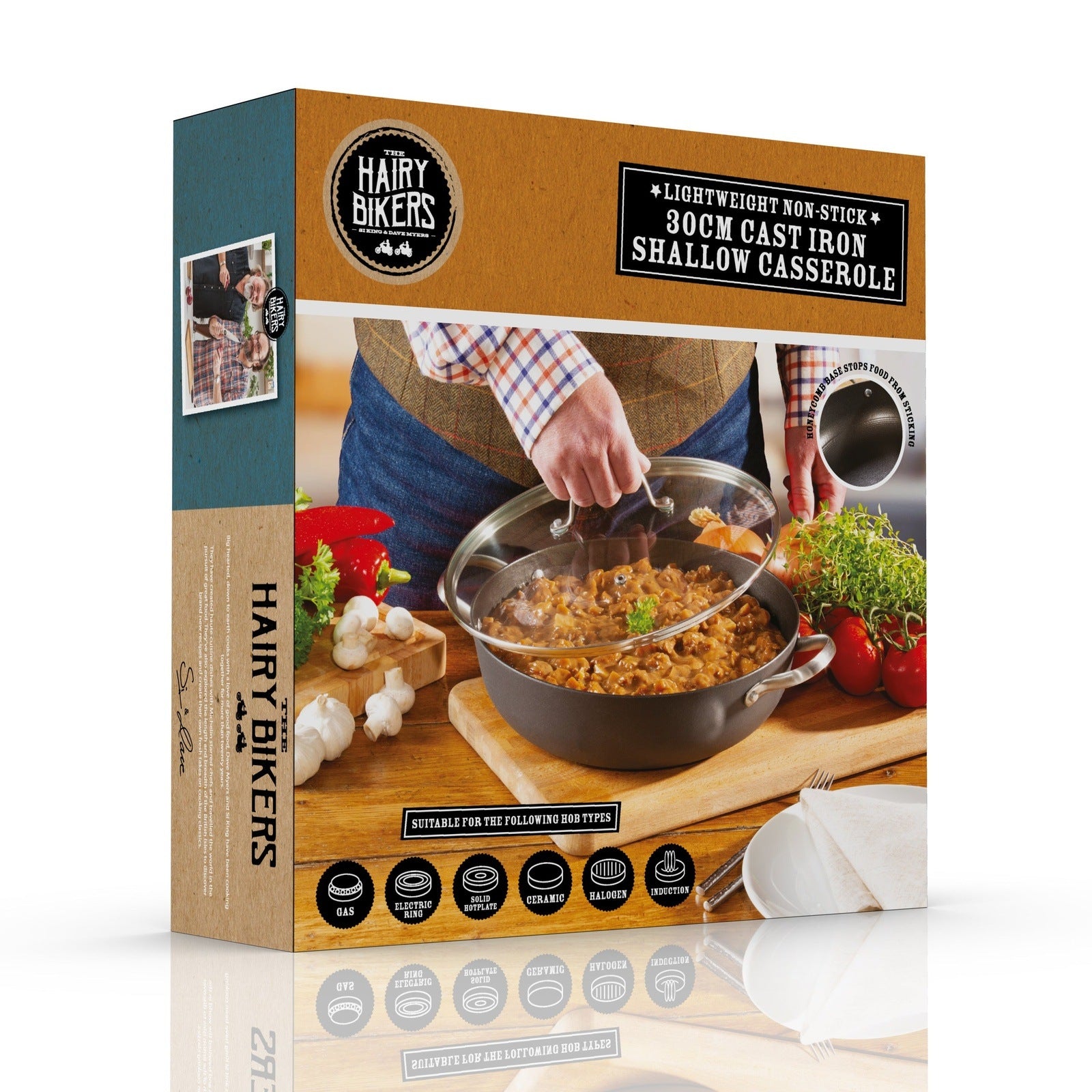 Hairy Bikers Lightweight Cast Iron Pan 33x10x32cm 4 Shaws Department Stores