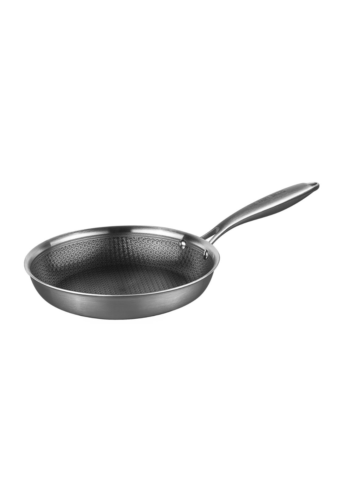 The Hairy Bikers Hairy Bikers Hex Guard 24cm Frying Pan - Stainless Steel 1 Shaws Department Stores