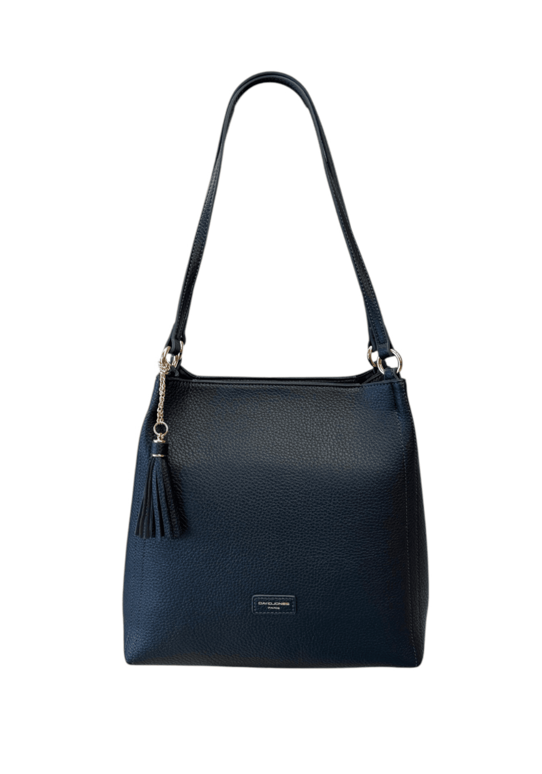 David Jones Boxy Shoulder Bag - Black 1 Shaws Department Stores