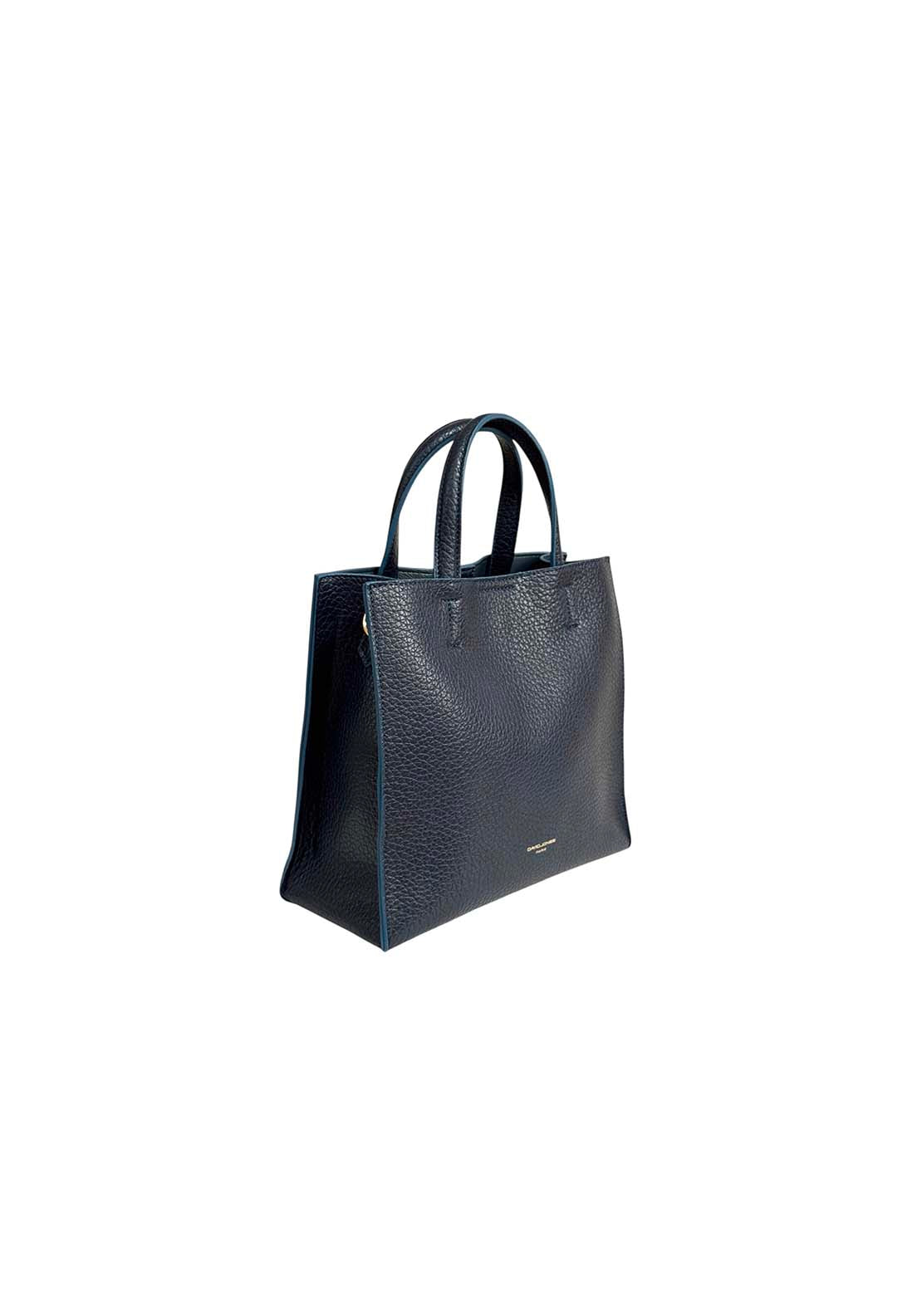 David Jones Soft Short Handle Lady Bag - Navy 2 Shaws Department Stores