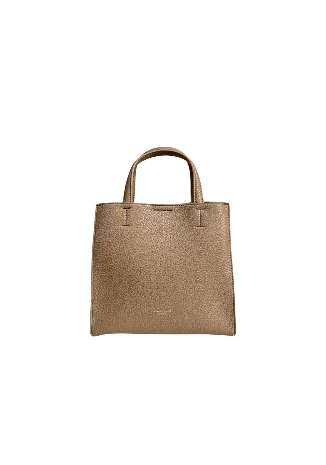 David Jones Soft Short Handle Lady Bag - Taupe 1 Shaws Department Stores