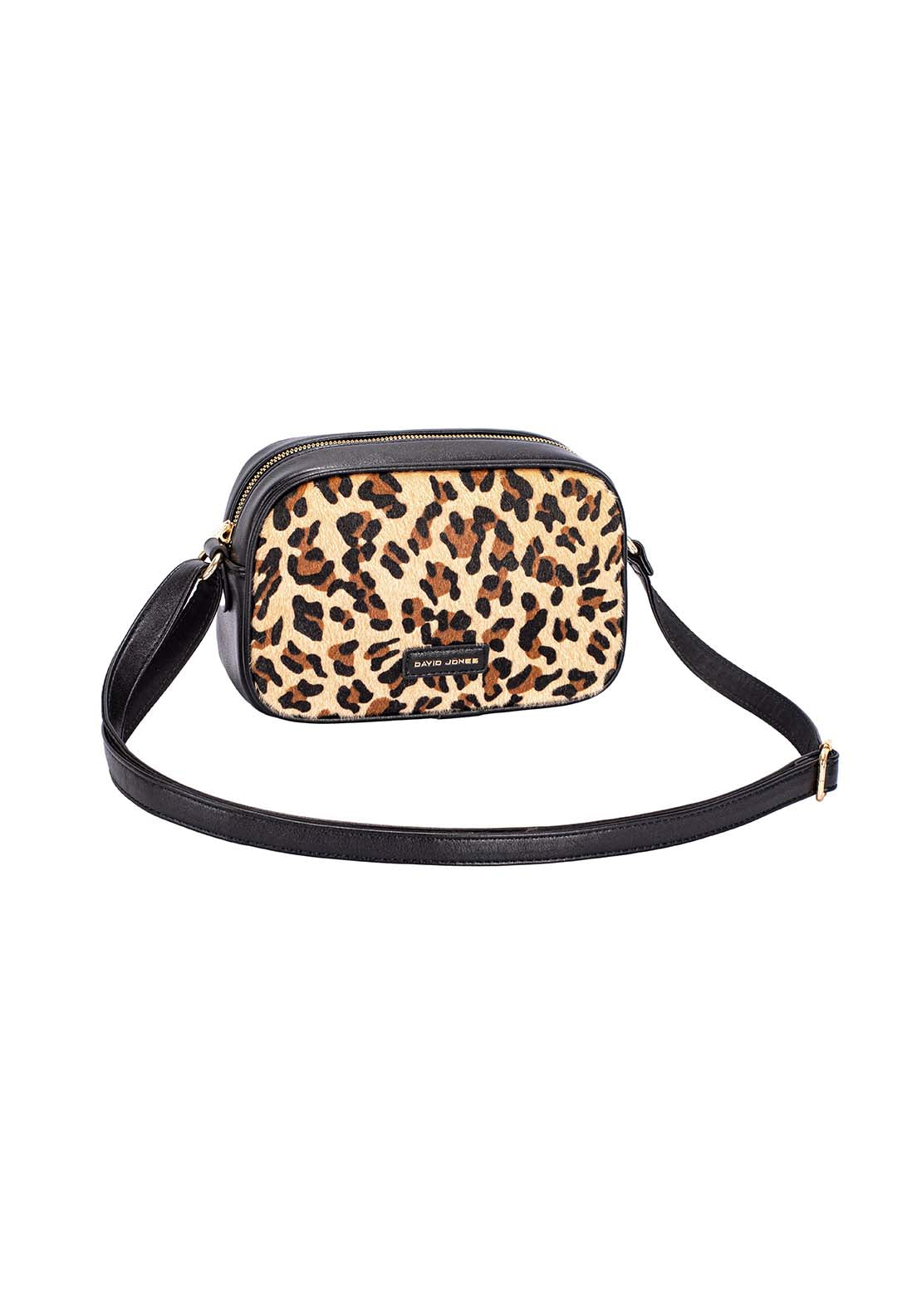 David Jones Leopard Bag - Pumpkin Spice 1 Shaws Department Stores