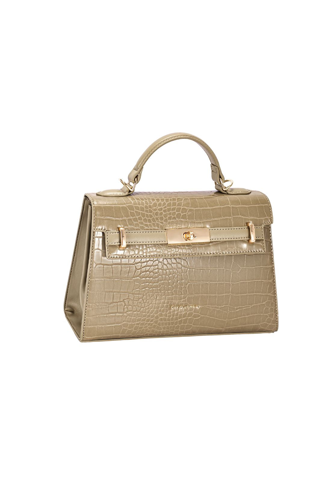 David Jones Chanel Croc Patent Hand Carry - Olive Branch 1 Shaws Department Stores