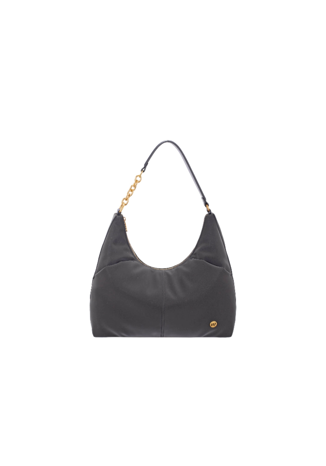 David Jones Soft Touch Slouchy Shoulder Bag - Jet Black 1 Shaws Department Stores