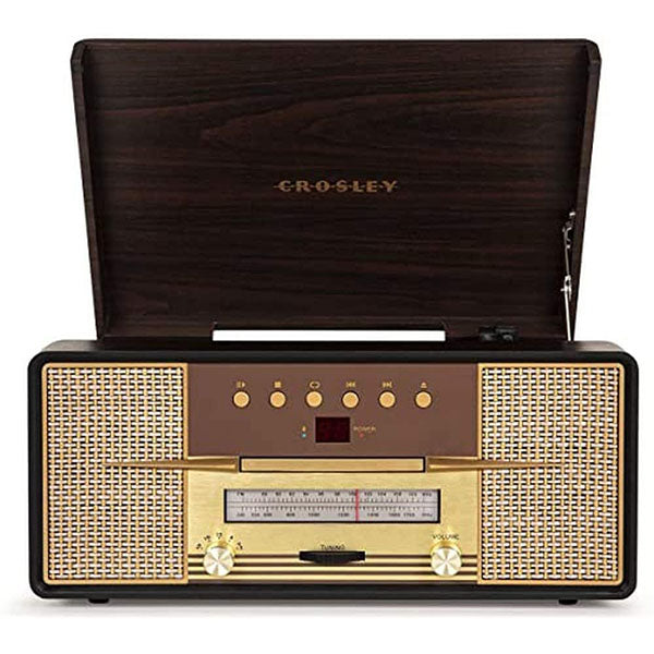 Crosley MA4 Rhapsody Entertainment Center - Mahogany | CR7016A 2 Shaws Department Stores