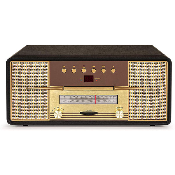 Crosley MA4 Rhapsody Entertainment Center - Mahogany | CR7016A 4 Shaws Department Stores