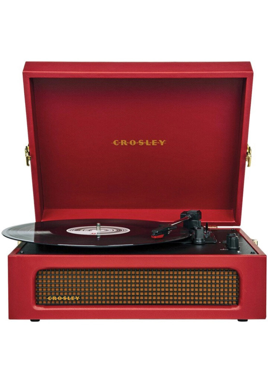 Crosley CR8017B-BUR Voyager 2-Way Bluetooth Record Player - Burgundy 1 Shaws Department Stores
