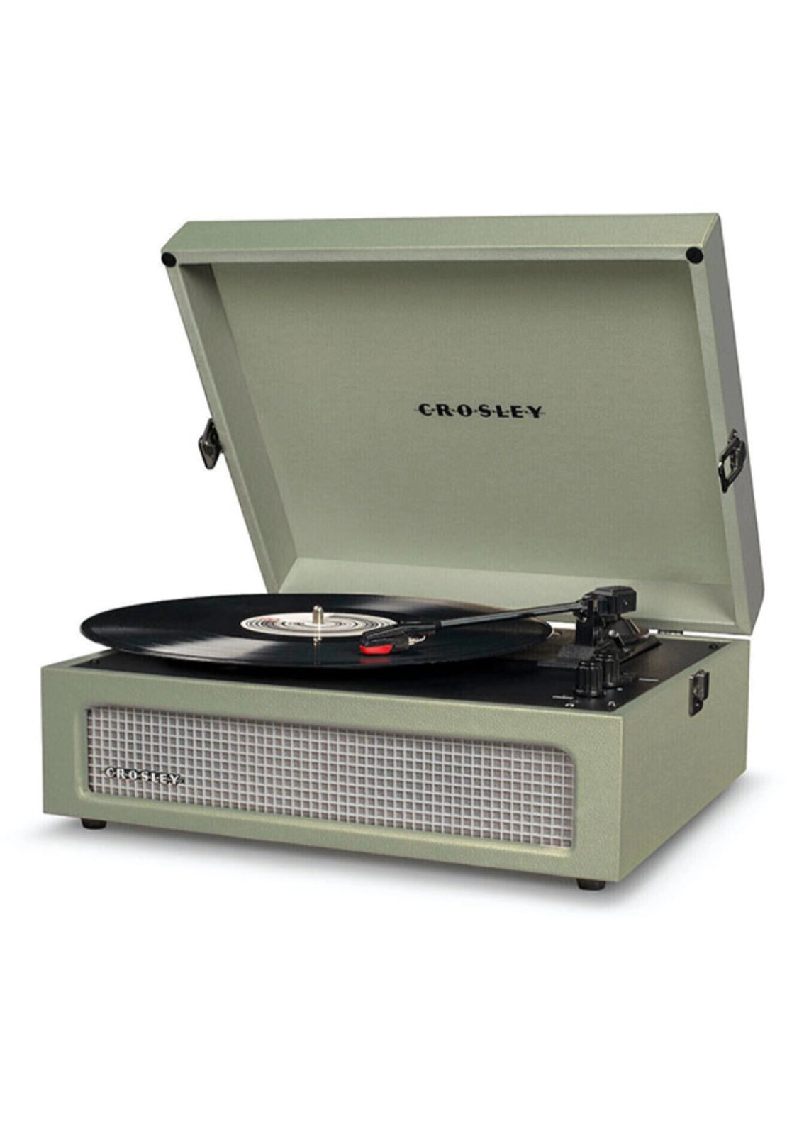 Crosley Voyager Portable Turntable with Bluetooth Receiver and Built-in Speakers - Sage - CR8017B-SA4 2 Shaws Department Stores
