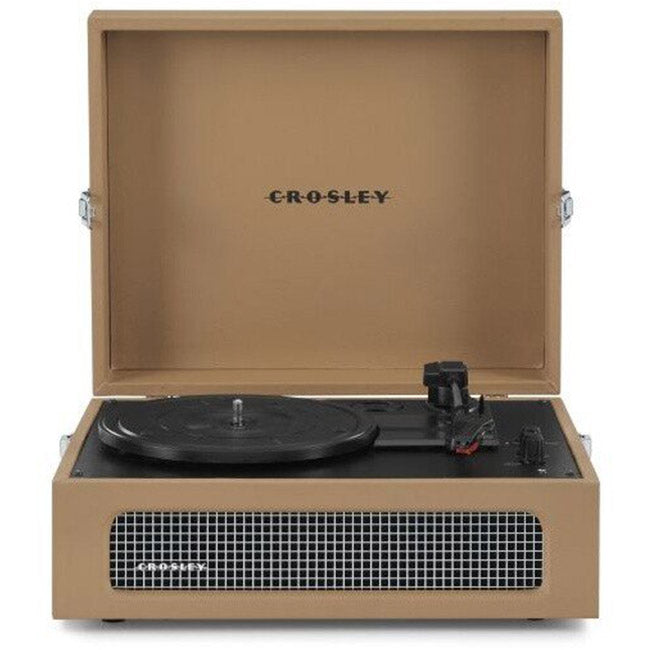 Crosley Voyager Portable Turntable with Bluetooth Receiver and Built-in Speakers | CR8017B-BR4 3 Shaws Department Stores