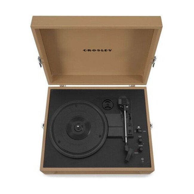Crosley Voyager Portable Turntable with Bluetooth Receiver and Built-in Speakers | CR8017B-BR4 2 Shaws Department Stores