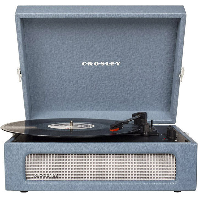 Crosley Voyager 2-Way Bluetooth Record Player | Washed Blue 5 Shaws Department Stores