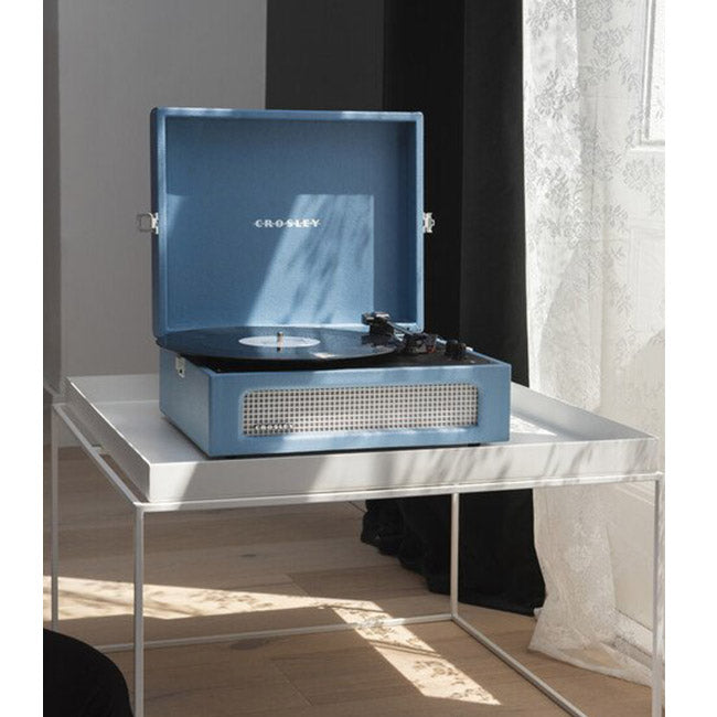 Crosley Voyager 2-Way Bluetooth Record Player | Washed Blue 2 Shaws Department Stores