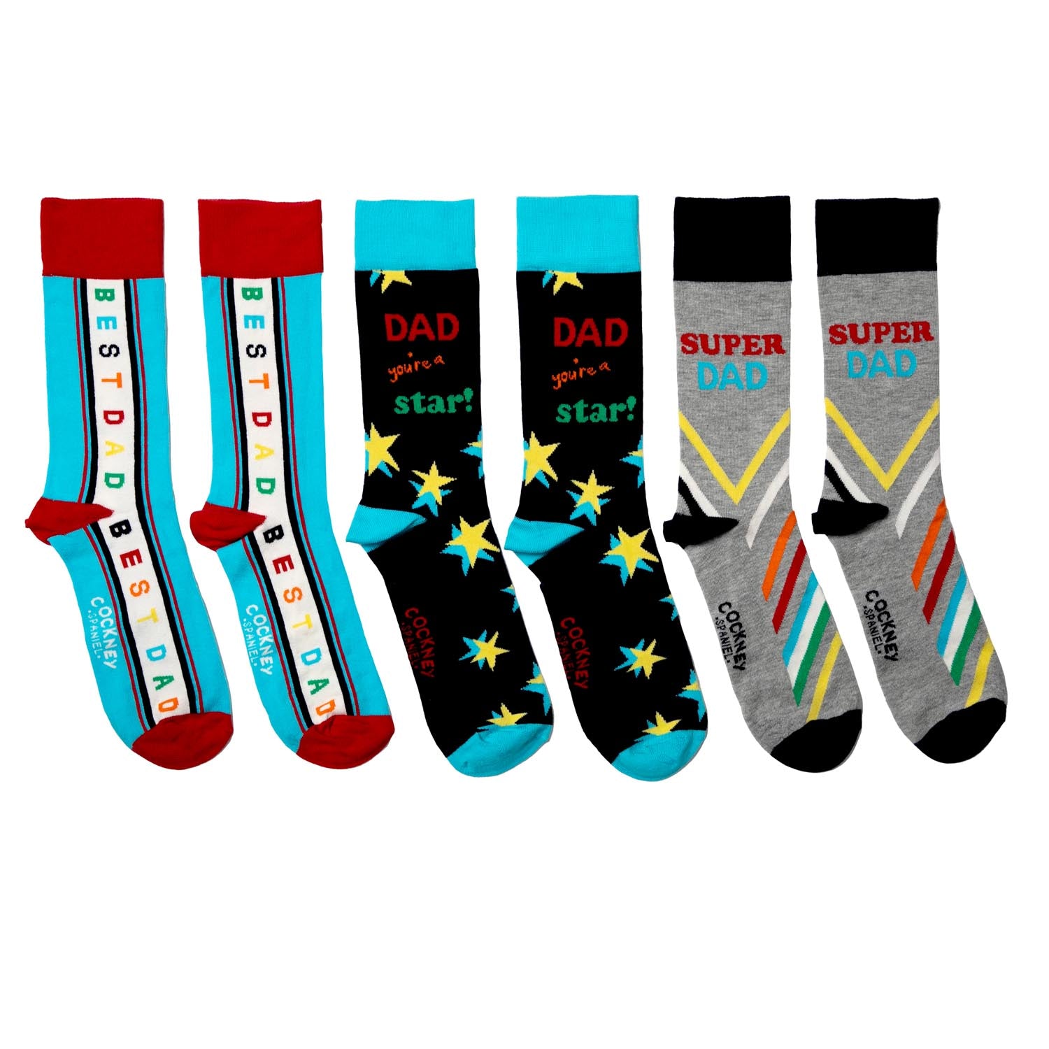 Sock Academy Gift Set of 3 Socks - For Dad 6 Shaws Department Stores