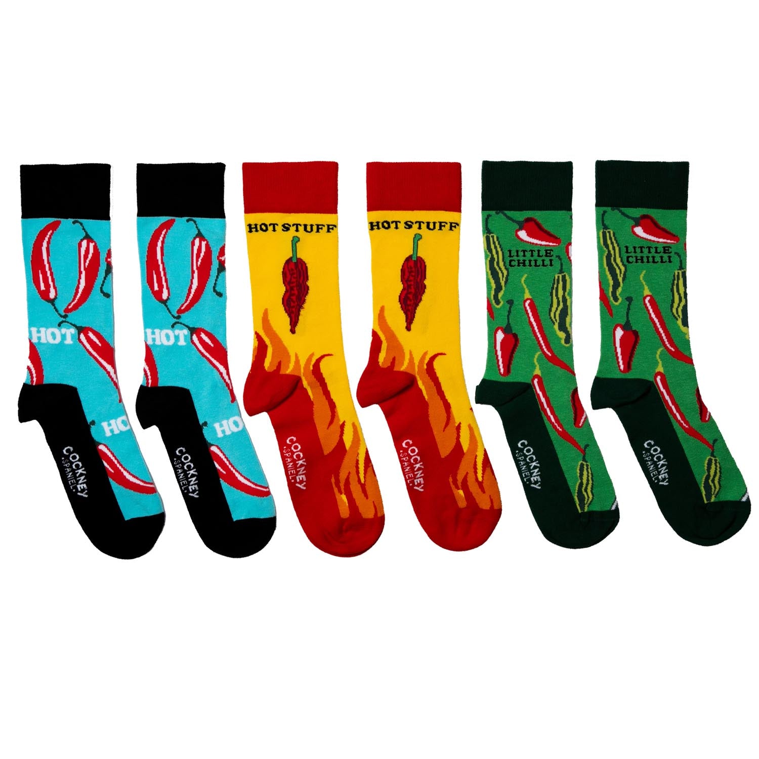 Sock Academy Gift Set of 3 Socks -Hot Stuff 3 Shaws Department Stores