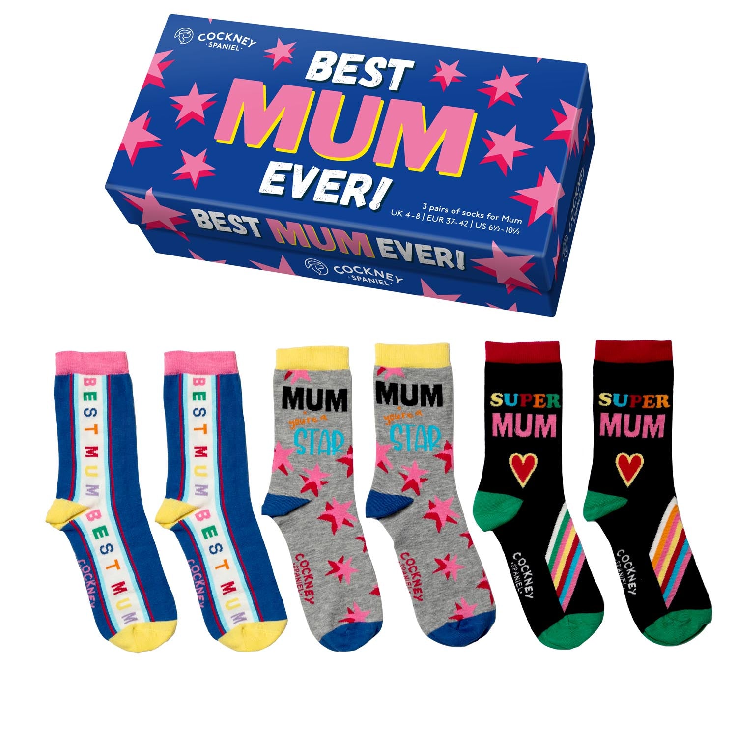Sock Academy Gift Set of 3 Socks - For Mum 3 Shaws Department Stores