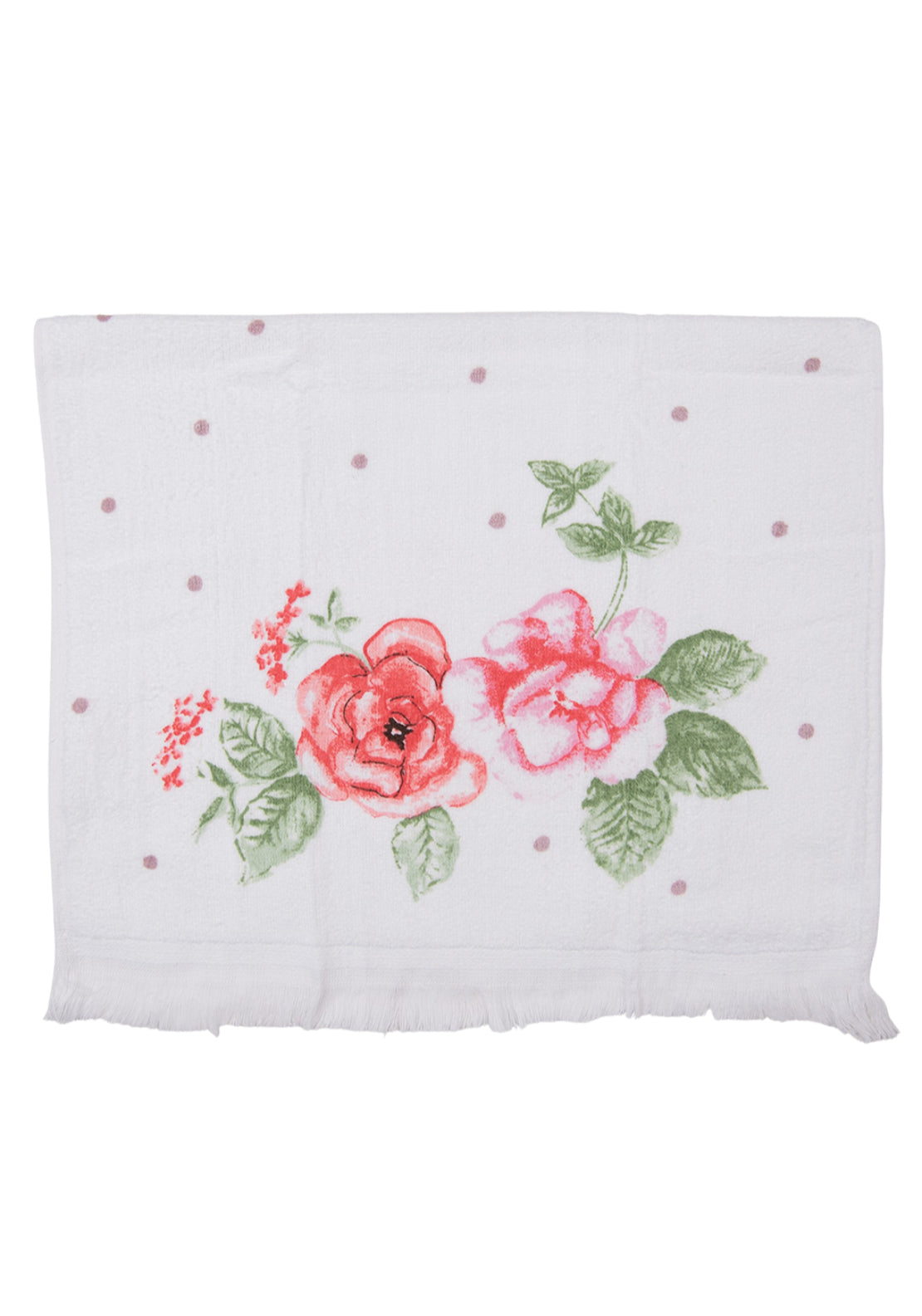 100% Cotton Guest Hand Towel - Rose