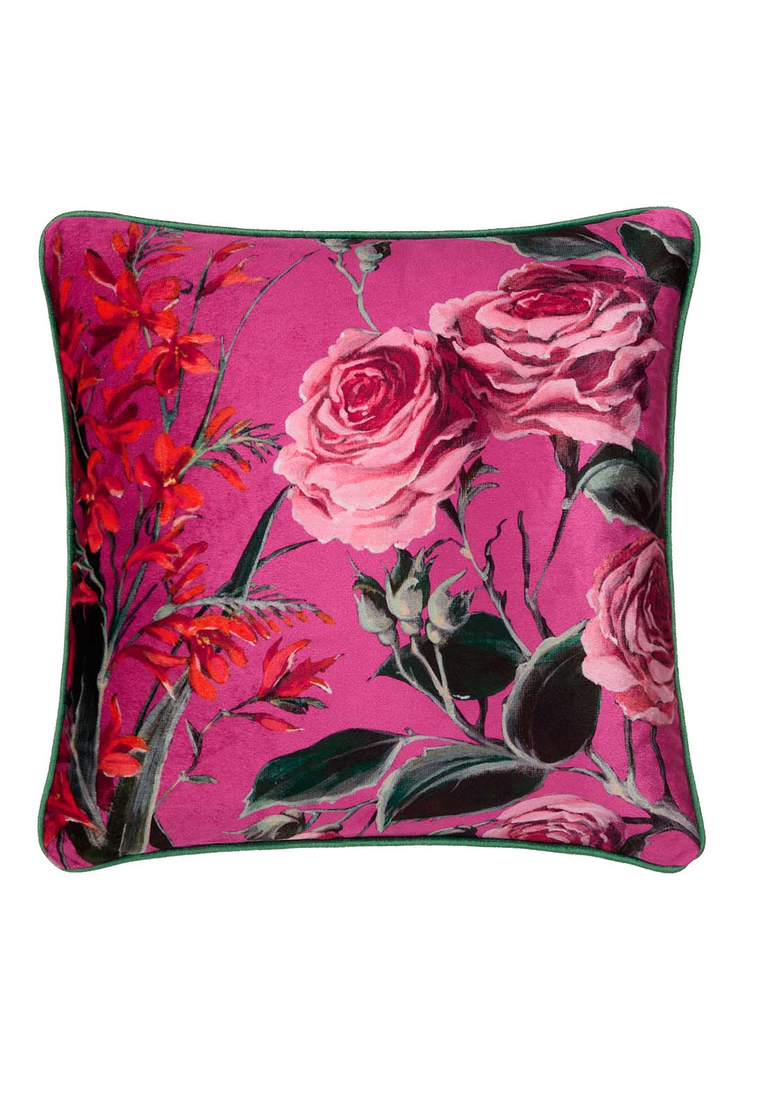 Laurence Llewelyn-bowen Cotswold Fantasia Filled Cushion - Pink 2 Shaws Department Stores