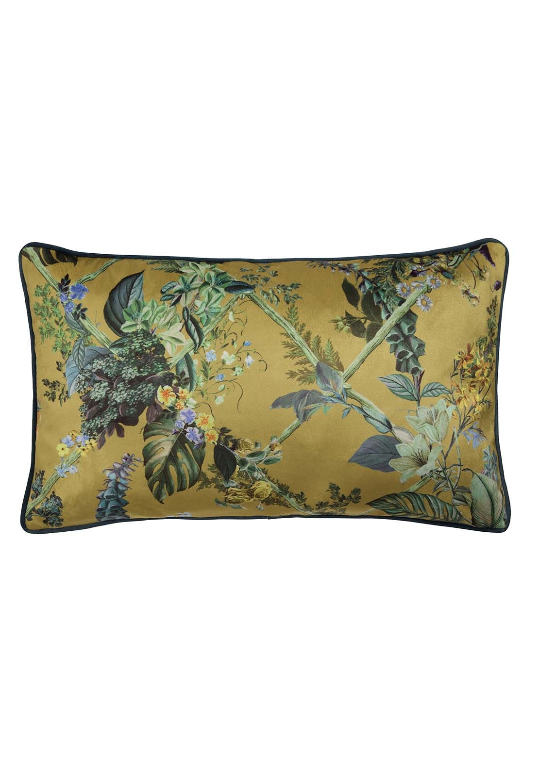 Laurence Llewelyn-bowen Cotswold Fantasia Filled Cushion - Gold 2 Shaws Department Stores