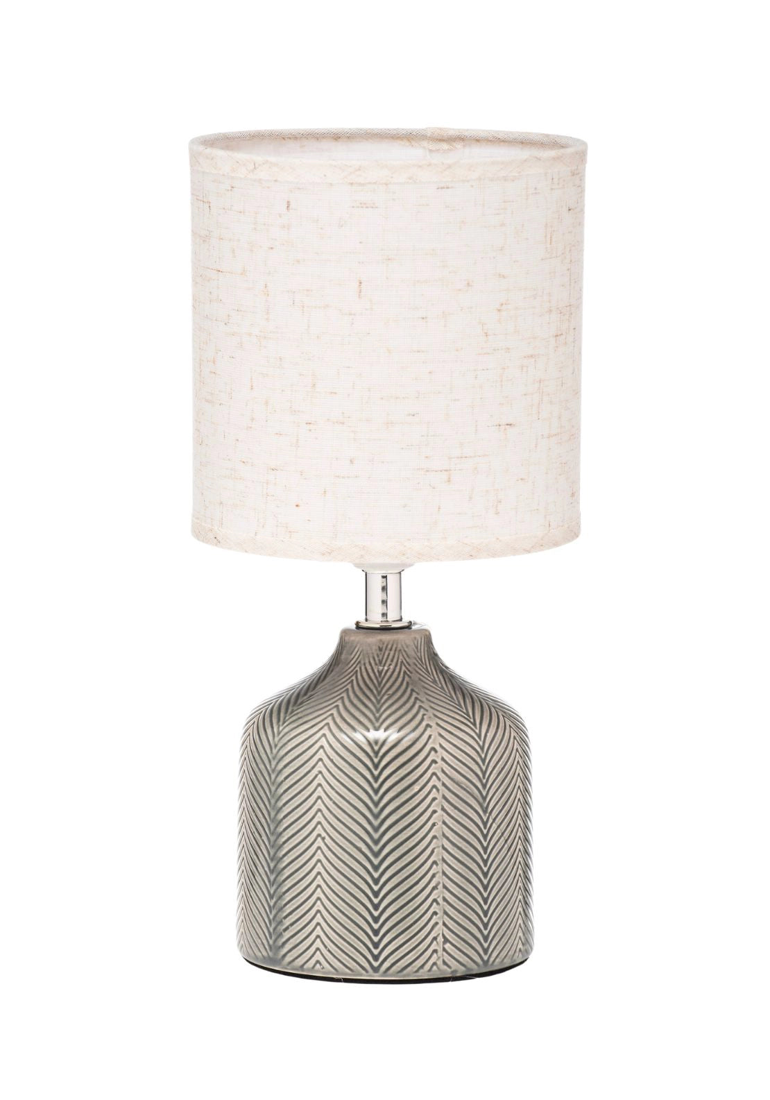 Contemporary Pattern Stoneware Table Lamp - Multi