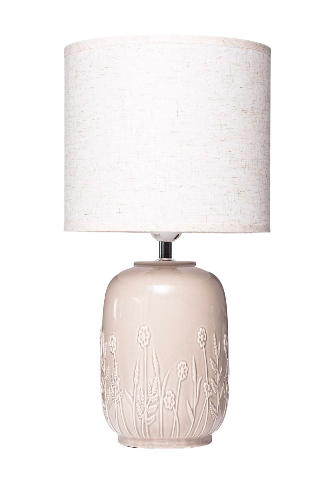 Stoneware Table Lamp - Cream