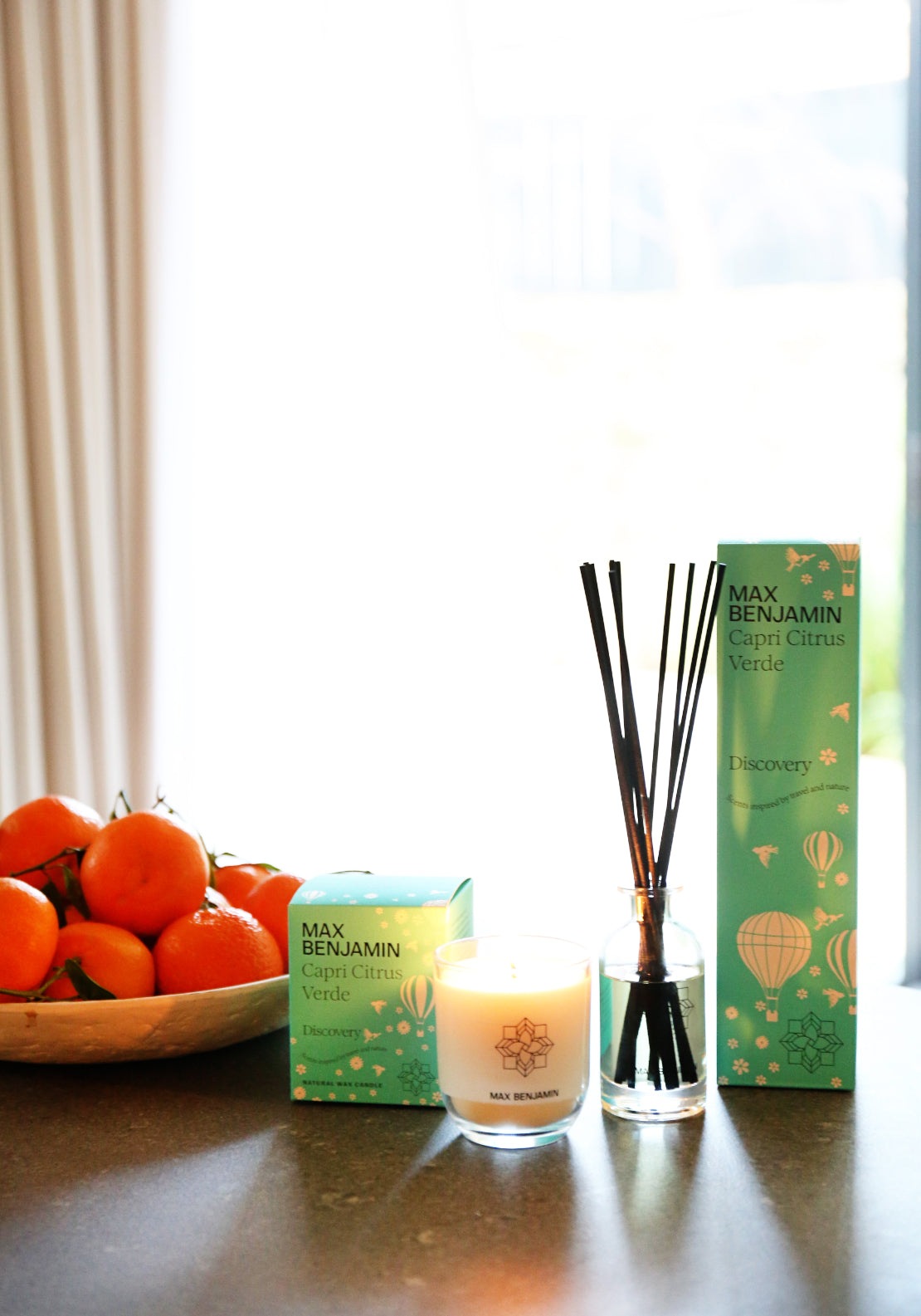 Max Benjamin Discovery Collection Diffuser - Capri Citrus Verde 3 Shaws Department Stores
